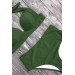 Markano  Yeşil Yüksek Bel Bikini Takım