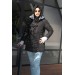Barbora Kışlık Kapüşonlu Uzun Kadın Şişme Tesettür Mont 805Siyahtesettür