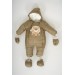 Erkek Bebek Aslan Modelli̇ İçi̇ Kürklü Eldi̇ven Pati̇kli̇ Astronot Mont Tulum