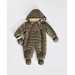 Erkek Bebek İçi̇ Kürklü Çi̇ft Fermuarli Pati̇kli̇ Eldi̇venli̇ Astronot Mont Tulum