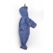 Erkek Bebek Kapi̇tone İçi̇ Kürklü Çi̇ft Fermuarli Pati̇kli̇ Eldi̇venli̇ Astronot Mont Tulum