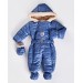 Kiz Bebek Kemerli̇ İçi̇ Kürklü Çi̇ft Fermuarli Pati̇kli̇ Eldi̇venli̇ Astronot Mont Tulum