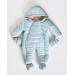 Kiz Bebek Puanli İçi̇ Kürklü Çi̇ft Fermuarli Pati̇kli̇ Eldi̇venli̇ Astronot Mont Tulum