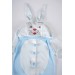 Yeni̇ Sezon Tavşan Kulakli Önden Çitçitli Bebek Pamuk Tulum
