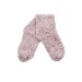 Flora Rube Çocuk Düz Renk Peluş Uyku Çorabı