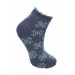 Havlu Patik Çorap Kadın Desenli Pamuk