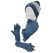 Kitti Erkek Çocuk Tüylenmeye Dayanıklı Polar Ponponlu Bere Eldiven Atkı Takımı (22180-10)