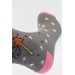 Kız Çocuk Havlu Çorap Sihirli Değnek Desenli 5-6 Yaş Vkr