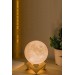 Arya 3D Standlı Ay Gece Lambası Dekoratif Küre Led