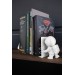 Boyanabilir Astrozon Serisi 2'Li Astronot Ay Dekoratif Kitap Tutucu (10Cm)