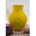 Deco Serisi Dekoratif Şık Vazo Sarı