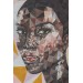 Afrikalı Kadın Dekoratif Kanvas Duvar Tablosu Karışık 125 X 70