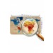 Ahşap Görünümlü Eğitici Detaylı Atlası Dekoratif Dünya Haritası Duvar Sticker Karışık Tek Ebat