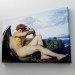 Alexandre Cabanel Fallen Angel's Eyes Kanvas Duvar Tablosu, Klasik Tablo Karışık/Çok Renkli 35 X 50