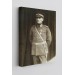 Atatürk Portre Tablosu Türkiye Cumhuriyeti Kurucusu Mustafa Kemal Atatürk Dekoratif Kanvas Tablo Beyaz 70 X 100