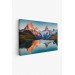 Bachalpsee Gölü Ve İsviçre Alpleri Dekoratif Kanvas Duvar Tablosu Karışık 150 X 85