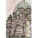 Berlin Sephora Katedrali Yağlıboya Görünüm Dekoratif Kanvas Duvar Tablosu Karışık 150 X 85