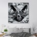 Çığlık Atan Çıplak Güzel Kadın Kanvas Tablo, Siyah Beyaz Poster Karışık/Çok Renkli 90 X 90