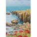Deniz Manzaralı Dekoratif  Kanvas Duvar Tablosu Mavi 125 X 70