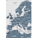 Dünya Haritası  Dekoratif Kanvas Tablo 1062 Karışık 95 X 55