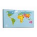 Dünya Haritası  Dekoratif Kanvas Tablo 1072 Karışık 125 X 70