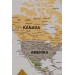 Duvar Örtüsü / Halısı Detaylı Türkçe Güncel Dünya Haritası Kaliteli Kanvas Kumaş Beyaz 