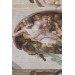 Duvar Örtüsü / Halısı Michelangelo - Adem’in Yaratılışı Kaliteli Kanvas Kumaş Karışık 