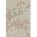 Duvar Örtüsü / Halısı Vintage Kanvas Kumaş Dünya Haritası Karışık 