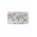 Eğitici - Öğretici Dünya Ve Türkiye Haritası Çocuk Odası Duvar Sticker I 3884 Karışık 