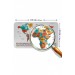  Eğitici - Öğretici Dünya Ve Türkiye Haritası Çocuk Odası Duvar Sticker I 3886 Karışık 