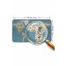  Eğitici - Öğretici Dünya Ve Türkiye Haritası Çocuk Odası Duvar Sticker I 3889 Karışık 
