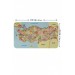  Eğitici - Öğretici Dünya Ve Türkiye Haritası Çocuk Odası Duvar Sticker I 3890 Karışık 