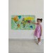Eğitici Ülke Ve Başkent Okyanus Detaylı Atlası Dünya Haritası Duvar Sticker  Karışık 