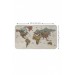 Eğitici Ve Öğretici Dünya Ve Türkiye Haritası Çocuk Odası Duvar Sticker I 3883 Karışık 