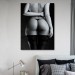 Erotik Şehvetli Çıplak Kadın Siyah Beyaz Kanvas Tablo Karışık/Çok Renkli 35 X 50