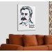 Friedrich Nietzsche Dekoratif Kanvas Tablo 1240 Karışık 70 X 50