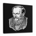 Fyodor Mihayloviç Dostoyevski Dekoratif Kanvas Tablo 1223 Karışık 50 X 50