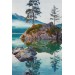 Hintersee Gölü  Almanya Dekoratif Kanvas Duvar Tablosu Karışık 125 X 70