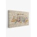 İslami Hat Sanatı Yazılı Dekoratif Kanvas Tablo  Karışık 150 X 85