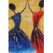 İspanyol Dansı Yağlıboya Görünüm Dekoratif Kanvas Duvar Tablosu Karışık 150 X 85