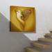 Kanvastablo,  Aşk Sanatı Altın Duvar Dekoru, Altın Efektli 3D Kanvas Tablo Karışık/Çok Renkli 50 X 50