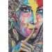 Koruyucu Kız Portresi Yağlıboya Görünüm Dekoratif Kanvas Duvar Tablosu Karışık 150 X 85