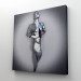 Metalik Efektli Modern Kanvas Tablo, Romantik Beden, 3D Efektli  Aşk Sanatı Karışık/Çok Renkli 50 X 50