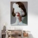 Modern Gerçeküstü Kadın Sanatı Kanvas Tablo, Pop Art Kanvastablo Sanatı Karışık/Çok Renkli 35 X 50