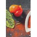 Mutfak Masasındaki Baharatlar Dekoratif Kanvas Duvar Tablosu Karışık 125 X 70