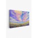 Renkli Bulutlar Yağlıboya Görünüm Dekoratif Kanvas Duvar Tablosu Karışık 125 X 70