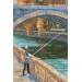 Soçhi Nehri Rusya Yağlıboya Görünüm Dekoratif Kanvas Duvar Tablosu Karışık 125 X 70