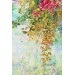 Soyut Çiçekler Suluboya Görünüm Dekoratif Kanvas Duvar Tablosu Karışık 50 X 50
