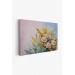Soyut Yaz Çiçekleri Yağlıboya Görünüm Dekoratif Kanvas Duvar Tablosu Karışık 125 X 70