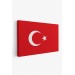 Türk Bayrağı Dekoratif Kanvas Duvar Tablosu Karışık 35 X 50